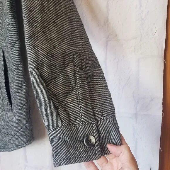 GEORGE Button Front Quilted Shirt Jacket Men's Small - Picture 4 of 8